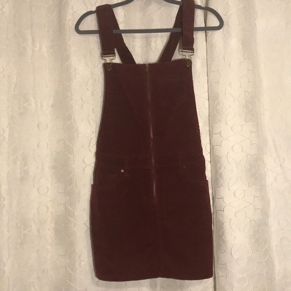 Mini overall dress